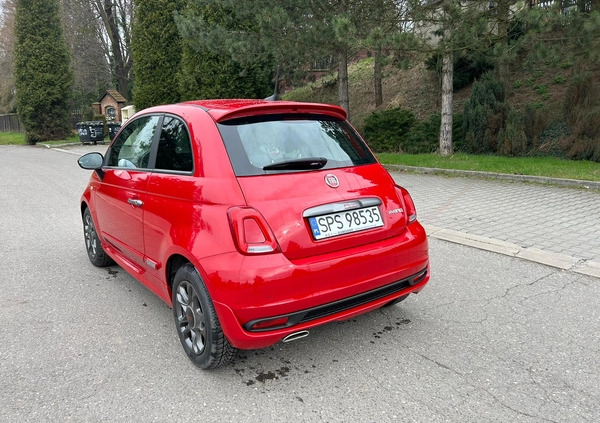 Fiat 500 cena 49900 przebieg: 16518, rok produkcji 2021 z Żory małe 154